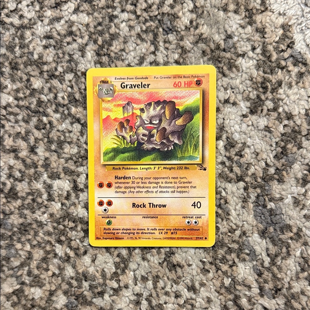 Graveler Pokémon Card